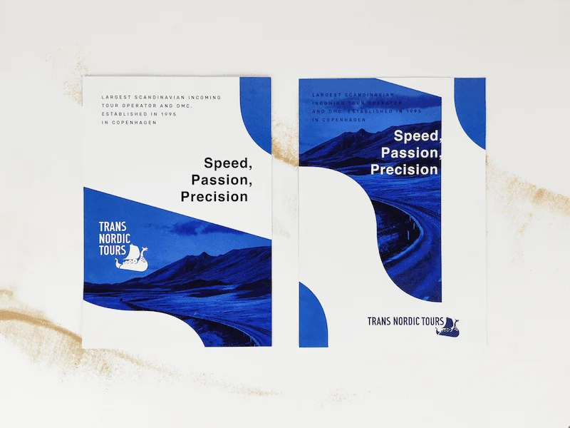 Typography With a Local Touch: Trans Nordic Tours