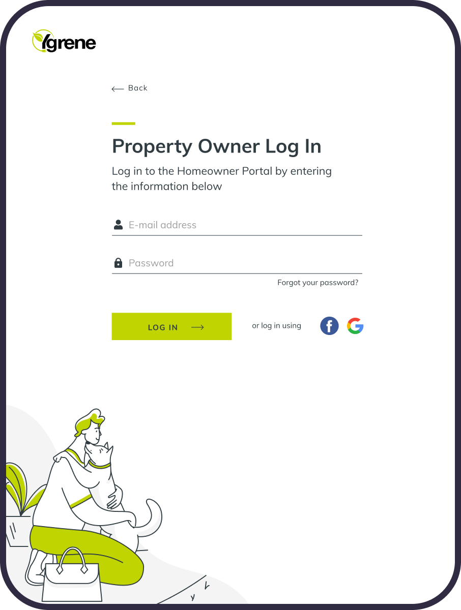 YGrene — Brand identity, a prequalification app, and a homeowner portal for a clean-energy financing company – the illustrations made it look simple; the flows made it be. — UareUx