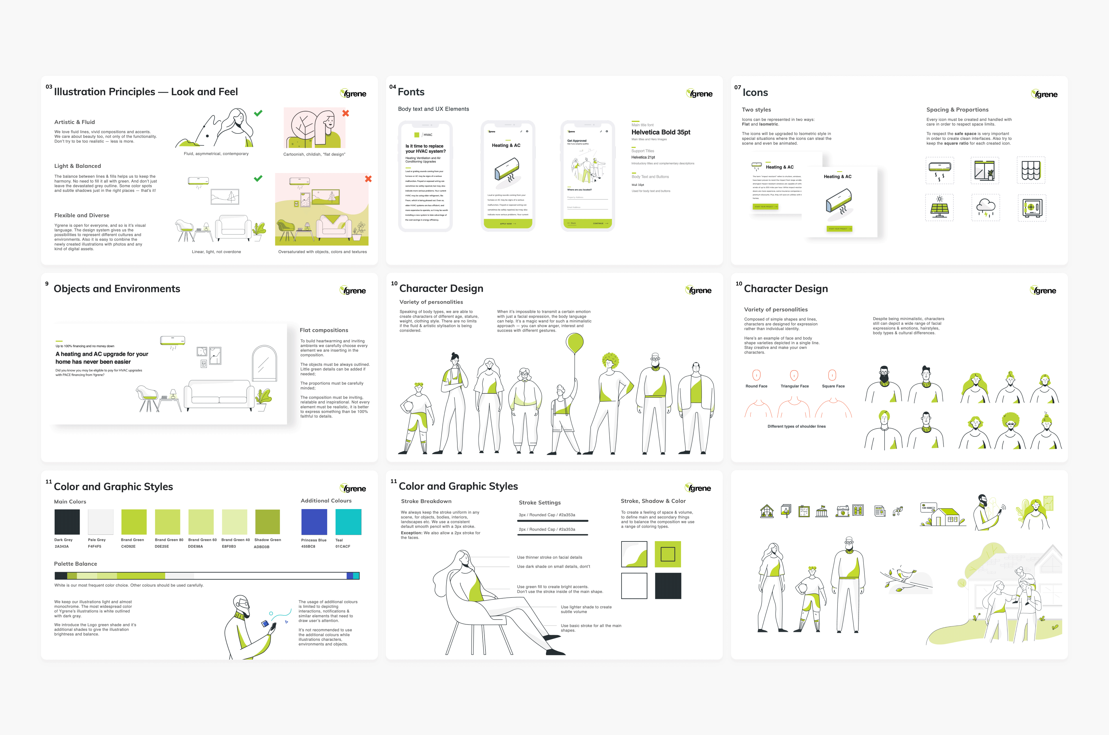 YGrene — Brand identity, a prequalification app, and a homeowner portal for a clean-energy financing company – the illustrations made it look simple; the flows made it be. — UareUx